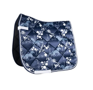 Ensemble de tapis de selle de saut anglais de qualité supérieure | Numnah sublimé personnalisé pour chevaux | Couvertures de selle d'équitation de qualité supérieure - Product Image 4