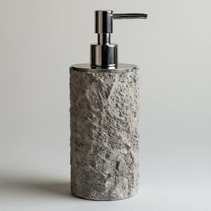 Distributeur de savon de comptoir moderne en métal durable, design écologique personnalisable pour salles de bain de luxe à domicile et à l'hôtel - Product Image 6