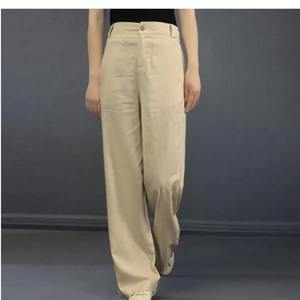 Pantalon décontracté d'hiver pour femme, coupe droite ample, en tissu polaire respirant avec taille élastique (Spandex/Polyester) – Vente en gros - Product Image 5