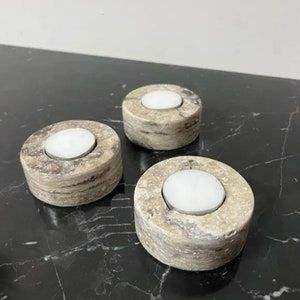Premium Marble <b>Tealight</b> <b>Holders</b> for Easter Gift Hampers-Stylish Home Decor Heat Resistant & Durable Handmade - Product Image 2
