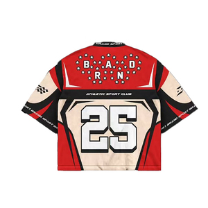 Camiseta de fútbol personalizada con estampado de sublimación de malla, ropa de calle, camiseta de fútbol personalizada, camiseta de fútbol OEM para hombre, camiseta cuadrada de fútbol - Product Image 3