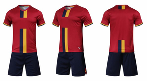 Nouveau modèle, impression numérique personnalisée, logo personnalisé, 100% polyester, séchage rapide, respirant, uniforme de football/vêtements de sport pour hommes - Product Image 4