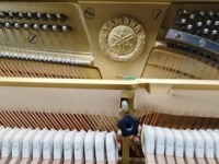 Yamahas YUX Premium Black Upright Piano Japan Made Second Hand Mechanical Style 3446036 YUX YUX2 YUX3
