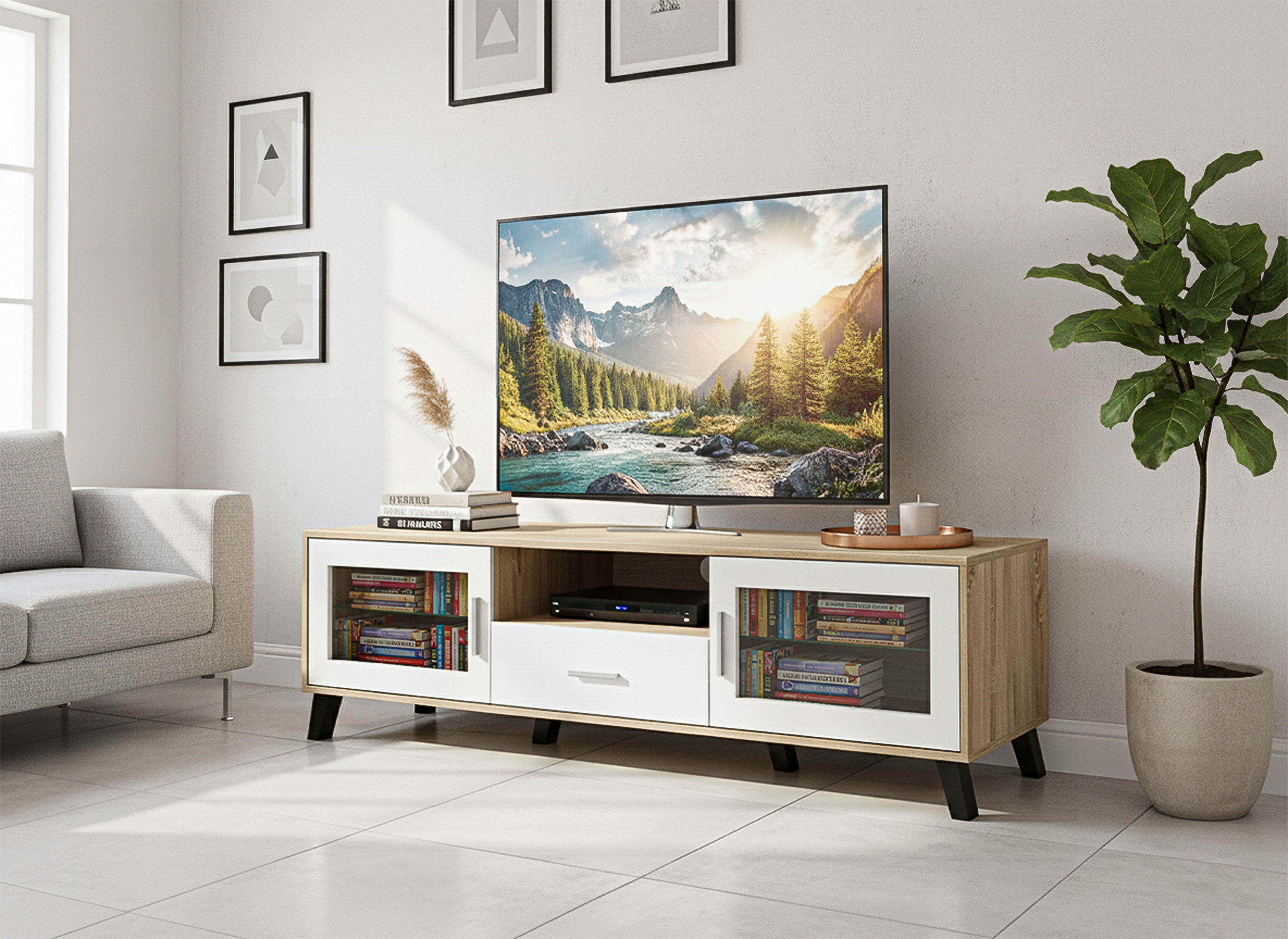 Light Somana Oak + White