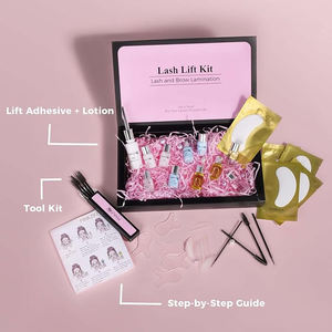 Cils et sourcils kératine boucliers tiges paillettes ensemble sérum Clips Silicone marque privée Solution colle baume tiges Kit Lash Lift - Product Image 4