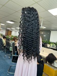 Vendedores de cabello vietnamita Ivirgo, cabello virgen crudo 13x6, pelucas frontales, estilo ondulado brasileño, trama de piel, cabello humano de alta calidad - Product Image 3