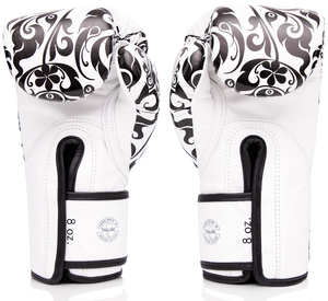 Gants de boxe de style Fairtex X Glory en édition limitée de qualité supérieure 100% cuir d'origine fabriqués par l'industrie de la dernière force - Product Image 3