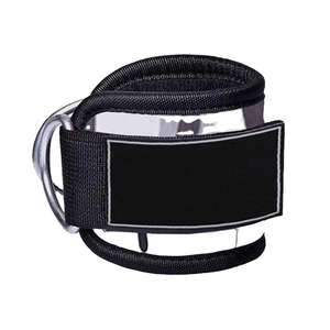 Correa de tobillo de neopreno con anillo en D seguro, Material de hierro, accesorio de ejercicio de pierna agradable para gimnasio, Cable de entrenamiento, polea, hebillas de cinturón - Product Image 4