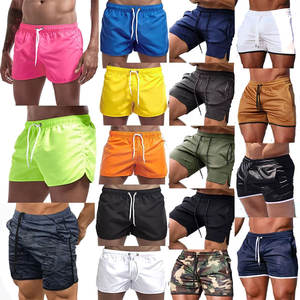 Pantalones cortos para correr de malla para hombre, pantalones cortos de entrenamiento atlético de gimnasio de secado rápido de 3 pulgadas para hombres con bolsillos - Product Image 1