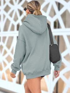 Sudadera con capucha personalizada para mujer, tejido de punto de talla grande, sudadera con capucha para mujer - Product Image 3