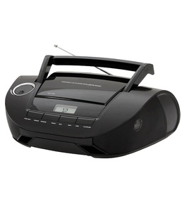 CD-301 <span class=keywords><strong>x</strong></span>ách tay AM/FM Đài phát thanh Boombox với LCD hiển thị cổng USB & khe cắm thẻ SD cho MP3 phát lại - Product Image 2