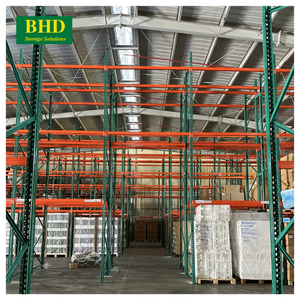 Vietnam Steel Customized Length Beam Orange Color Teardrop Selective Pallet <b>Rack</b> 5 Layer Corrosion Protection 11000-51000lbs - Product Image 6