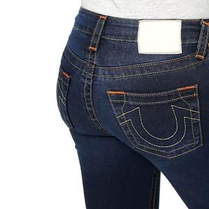 Nuevas llegadas Precio al por mayor Pantalones de mezclilla para mujer Pantalones vaqueros ajustados de cintura media para mujer Diseño de marca personalizado Jeans de mujer - Product Image 5
