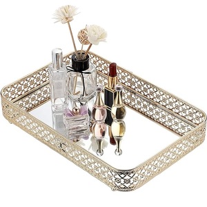 ถาดเสิร์ฟอาหารทรงกลมทำจากโลหะพร้อมที่จับถาดเสิร์ฟน้ำผลไม้สำหรับโต๊ะปิกนิก - Product Image 5