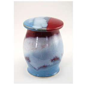 Best Quality Hand Painted Ceramic Cremation <b>Urns</b> Modern Style <b>Pet</b> and Human Ash Vase Funeral Cat <b>Casket</b> <b>Urns</b> - Product Image 4