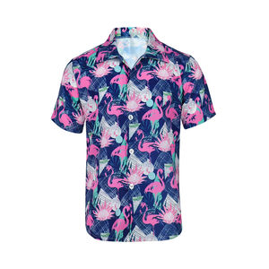 Camisas de Playa para Hombre, Diseño Personalizado, Tallas Grandes, Antiarrugas, Secado Rápido, Estampado Digital, Tejido Sólido, Algodón/Poliéster - Product Image 4
