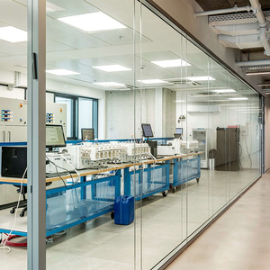 Frameless Glass <strong>Wall</strong> <strong>Movable</strong> Office <strong>Partition</strong> <strong>Wall</strong> Good <strong>Sound</strong> Insulation Effect <strong>Partition</strong> - Product Image 3