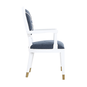 Chaise de salle à manger scandinave moderne NAM HAI, cadre en bois de chêne et rembourrage en laine, meubles de salle à manger pour la maison, provenant de Binh Duong - Product Image 3