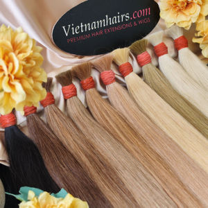 Vente chaude de haute qualité 100% extensions de cheveux vierges vietnamiennes cuticule complète brute prix de gros fabriqué au Viet Nam - Product Image 1