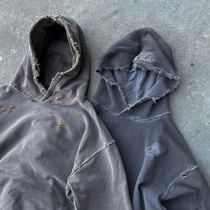 Sudadera con Capucha Personalizada al por Mayor para Hombre, 280 g/m², Felpa de Algodón, Corte Regular, Color Sólido, Secado Rápido, Ecológica, con Bolsillo, para Marcas de Ropa Urbana Estadounidense, Venta al por Mayor - Product Image 2