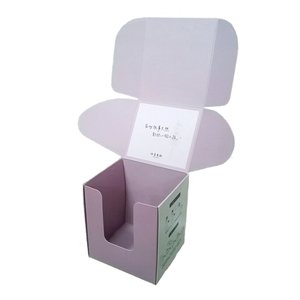 กล่องใส่ชาเกรดอาหารกระดาษแข็งรีไซเคิลพร้อมเคลือบผิวมัน/เคลือบด้านเคลือบยูวีลายนูนสีตามสั่ง - Product Image 1