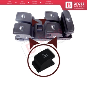 BDP998 <b>Window</b> Switch Button Cap <b>Cover</b> 5G0959857 for Golf MK7 Passat B8 Tiguan Touran - Product Image 5