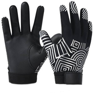 Gants de frappe de baseball et de softball en cuir Cabretta de haute qualité, logo personnalisé, gants de sport, poignet court, gants de frappe de baseball - Product Image 6