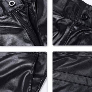 Pantalones de Motocicleta de Cuero Vacuno de Primera Calidad al por Mayor para Hombre, Ligeros, Casuales, de Cintura Alta, de Cuero Genuino, Rectos y Ecológicos - Product Image 3