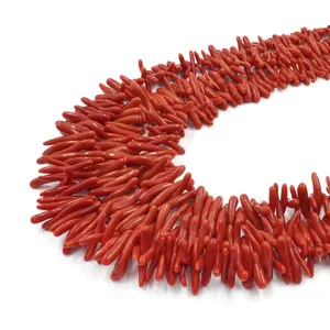 100% Made In Italy Mediterranean Coral Cupolini Shape Gradation Strands Direct Prices