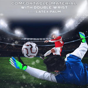 Gants de gardien de but de football professionnels, doigts entiers, antidérapants, respirants, légers, en latex, unisexe, adulte, jeune - Product Image 6