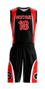 Uniforme de basket-ball personnalisé Impression par sublimation Maillot d'équipe personnalisé Shorts 100% polyester Léger Durable Respirant - Product Image 2