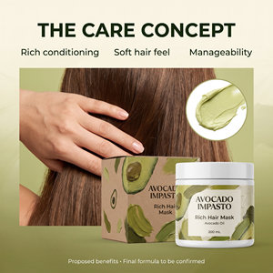 Masque capillaire à la kératine pour cheveux secs, crème nourrissante, traitement hydratant et lissant, 200 mL - Product Image 5