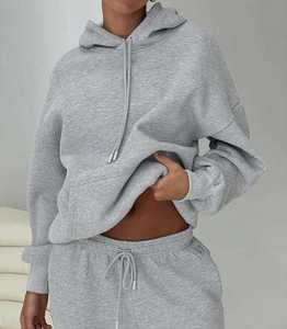 Ensembles pour femmes Automne et hiver Nouveaux sweats à capuche décontractés pour femmes Sweatshirts et pantalons de survêtement Deux pièces pour femmes - Product Image 1