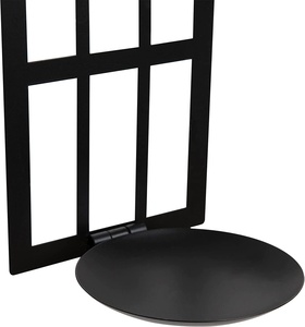 Portavelas metálico para colgar en la pared y portavelas montado en la pared Color negro moderno Fiable y duradero para multiusos - Product Image 3