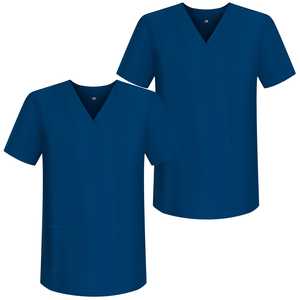 Confezione da 2 Giacche Sanitarie Unisex MISEMIYA con Scollo a V MZ-2-6801 Prodotte in Sri Lanka - Product Image 4