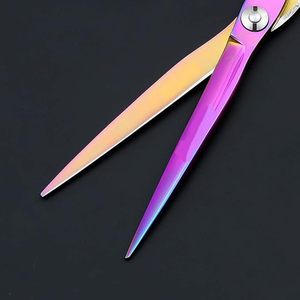Tijeras de corte de pelo profesionales, tijeras de corte con mango de dragón 440C clásicas de arco iris japonés de 6,5 pulgadas profesionales - Product Image 2