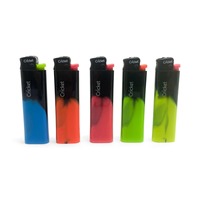 Briquets de cricket coupe-vent jetables écologiques au butane, personnalisables avec logo, pour cadeaux promotionnels, vente en gros à prix réduit
