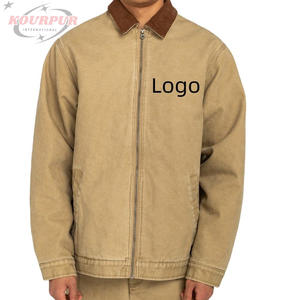 Veste pour homme OEM, style streetwear, vintage, en toile, veste de mécanicien, veste de travail Detroit, veste utilitaire en toile pour homme - Product Image 1