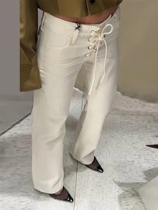 Nouveau pantalon au design élégant de qualité supérieure 100% coton biologique personnaliser pantalon en jean pantalon pour femmes respirant de qualité supérieure - Product Image 6