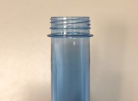 Préforme en plastique PET recyclable de haute qualité Gr.21.5 Hexalite bleu clair, taille de col 21.74mm, fabriqué en Italie, pour bouteille d'eau Puccetti