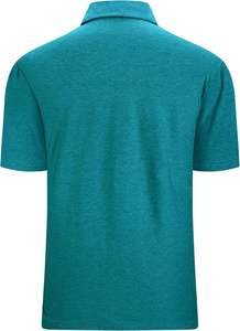 Polo de golf unisexe de haute qualité évacuation de l'humidité polo décontracté à manches courtes à séchage rapide avec impression numérique personnalisée - Product Image 6