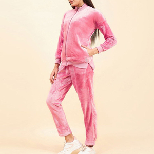 Chándales de Terciopelo para Mujer Más Vendidos, Estampados de Invierno, 100% Algodón, Ecológicos, Color Personalizado, Chándales de Terciopelo de Alta Gama para Mujer - Product Image 3
