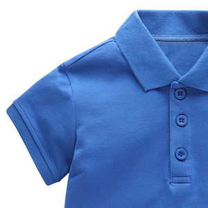 Polos para niños de alta calidad al por mayor, camisas polo para hombres antiarrugas de manga corta 100% algodón disponible en todos los colores, tallas disponibles - Product Image 2