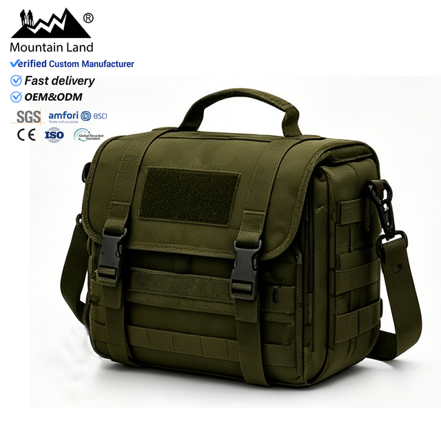 Tactical DSLR Camera Bag Waterproof Shockproof Shoulder Messenger Bag for Photographer Travel Hiking Outdoor