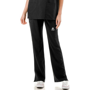 <b>Black</b> Short Sleeve <b>Women</b> Nurse Uniform Jogger Suit Scrubs Uniforms Sets Scrub Top & Jogger <b>Pant</b> with Pockets for Nurse Workwear - Product Image 5
