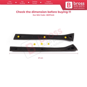 BDP1445 Cache-colonne de carrosserie extérieure gauche droite pour Astra H A04 2004-2014 4/5 portes 13123710 13123711 - Product Image 6