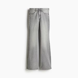 Pantalones de mezclilla elásticos lavables para mujer, bota de cintura alta acampanada personalizada 2025, pantalones de pierna ancha para fiesta, informales, elegantes y cómodos - Product Image 2