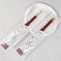 En stock : Sachets auto-scellants en EVA avec trou de suspension pour l'emballage de baguettes, cuillères et couteaux, et sacs de rangement transparents givrés en EVA pour couverts avec fermeture éclair