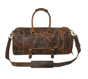 Sac de voyage en cuir artisanal DIVINE INTERNATIONAL DI'LB'011 avec fermeture éclair résistante et poignée réglable - Prix direct usine - Product Image 6