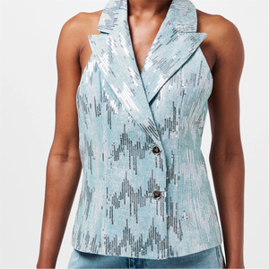 Chemise à manches en maille pour femmes, tendance, haut en tricot doux pour femmes, confortable à porter, haut à volants pour femmes, chemisier décontracté mignon pour l'été - Product Image 5